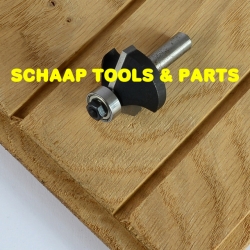 Fasefrees 45 graden HW schacht 8mm met geleidelager 12,7mm | 24103-5-30045